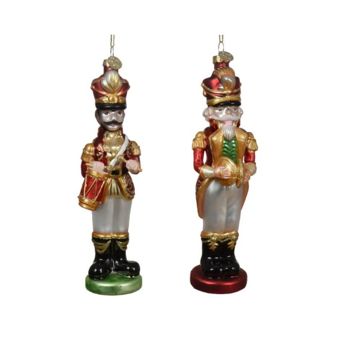 PENDENTE VETRO 17.8X5.4X5 CM. SOLDATINO